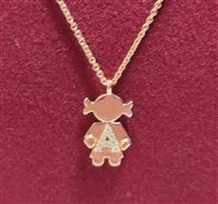 Necklace Crivelli Woman in Rose Gold Diamante 0.05 Ct 289-VP28733 - 289-VP28733